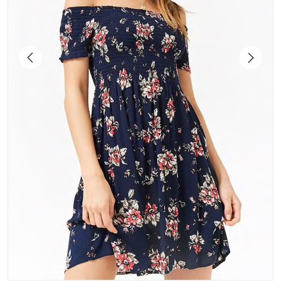 Forever 21 Dresses & Skirts - NWT Floral Off the Shoulder Dress